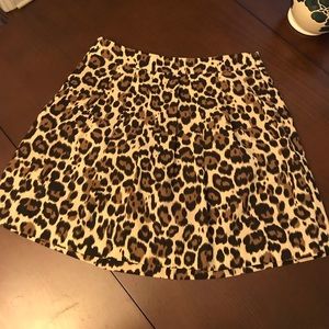 Banana Republic Leopard Skirt